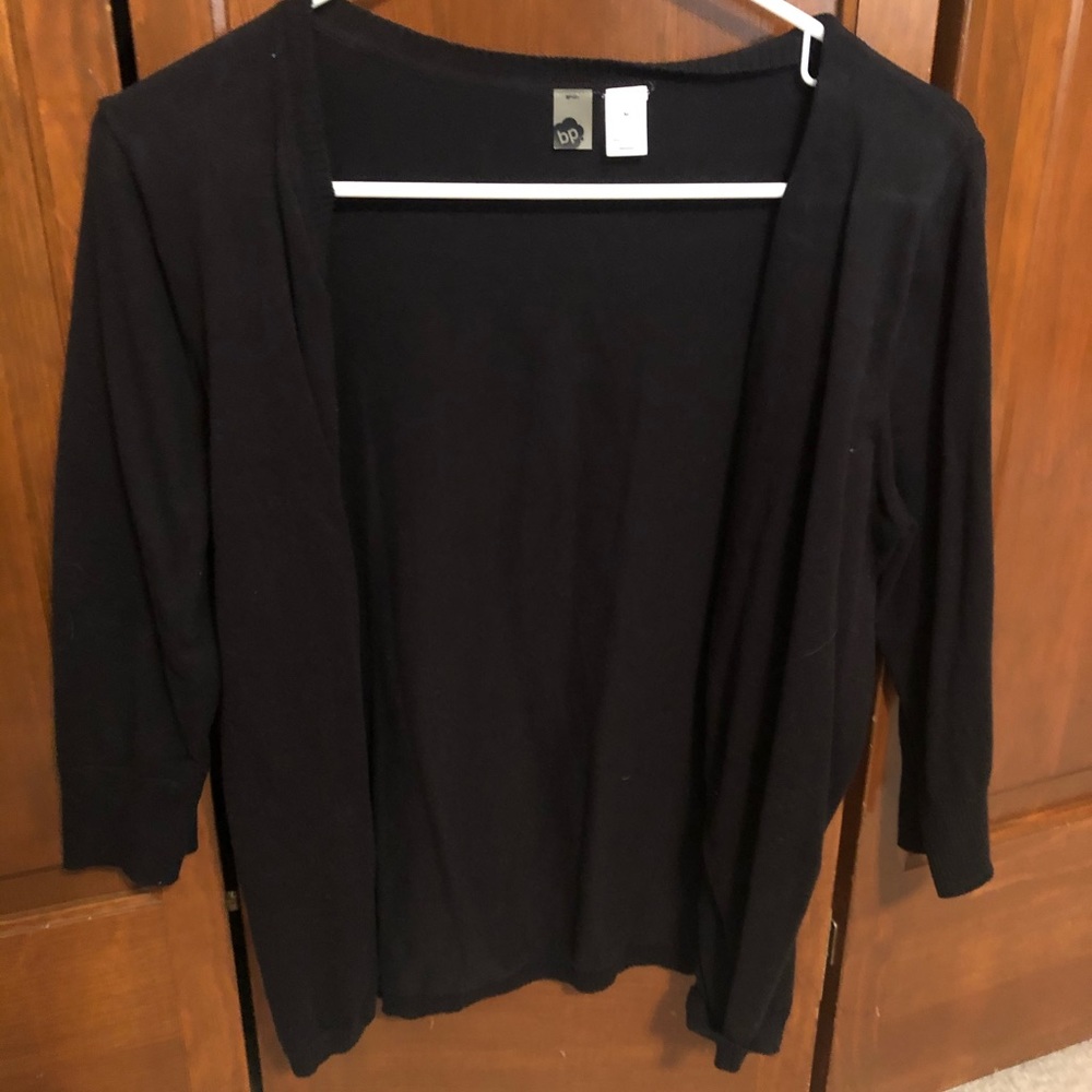BP Nordstrom Black 3/4 Sleeve Cardigan